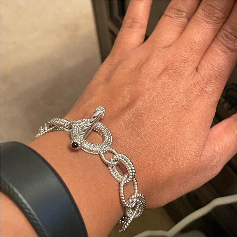 Judith Ripka sterling silver bracelet - Picture 4 of 5
